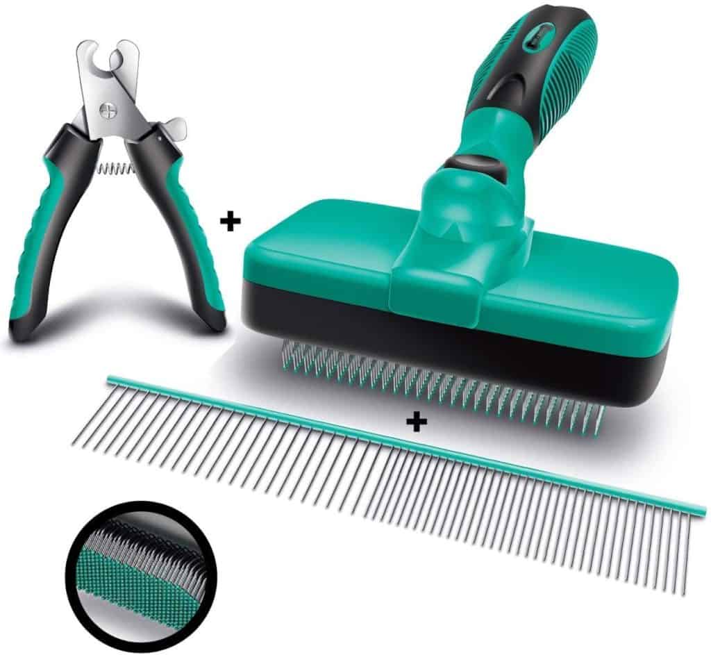 Ruff 'N Ruffus Self-Cleaning Slicker Brush