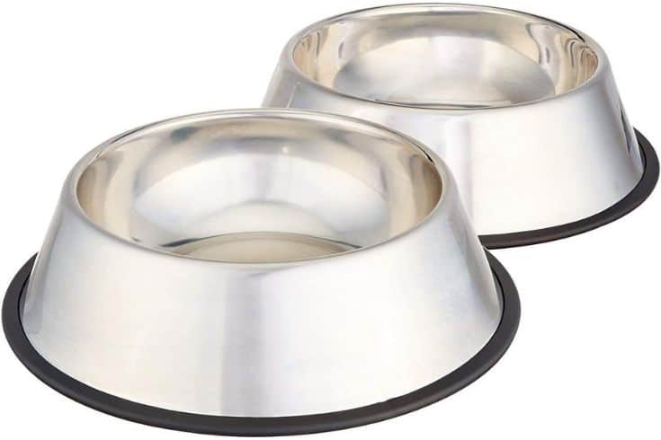 Amazon Basics Stainless Steel Dog Bowl 