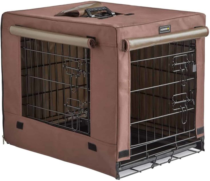 DONORO Dog Crates Kit for Small Size Dogs