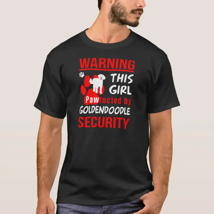 Goldendoodle Security Funny T-Shirt