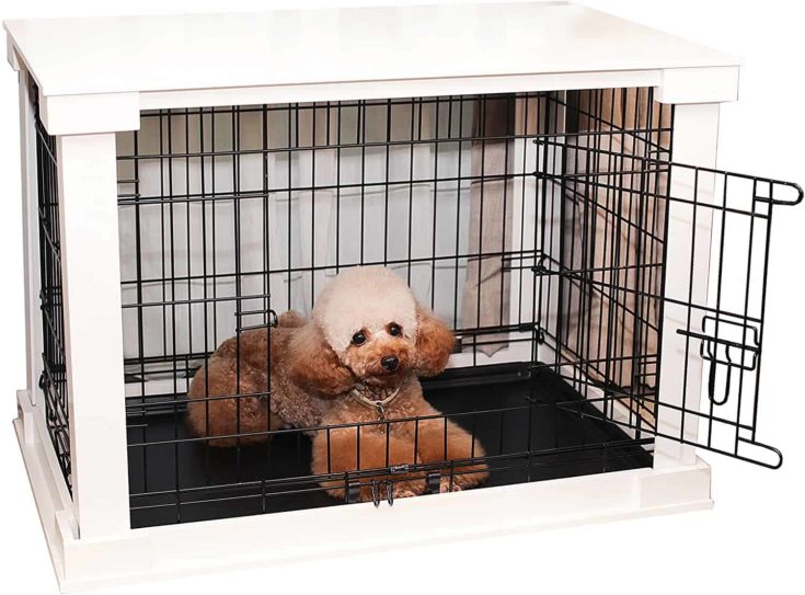 Zoovilla Large White Dog Crate
