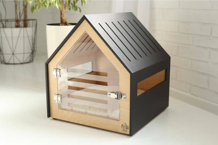 Modern Dog House With Acrylic Door