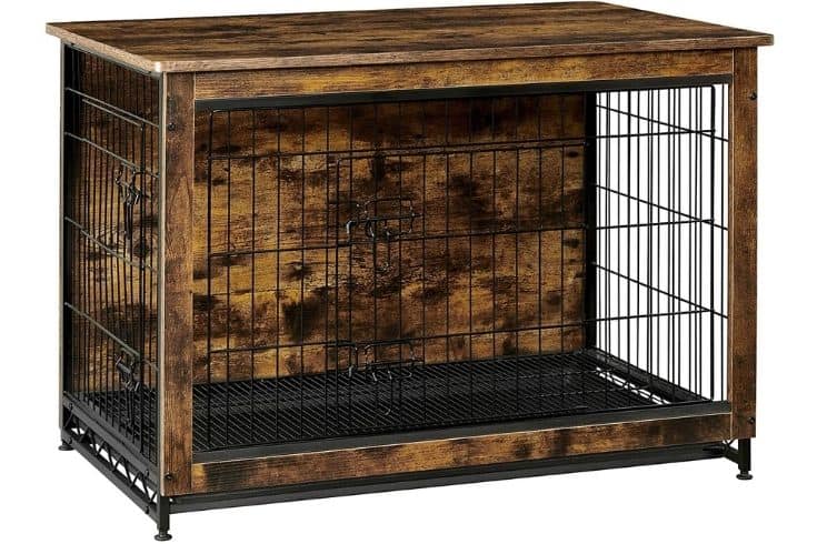 FEANDREA Wooden Dog Crate