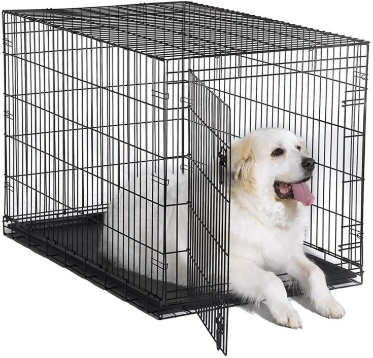 New World Pet Products Folding Metal Dog Crate - Large