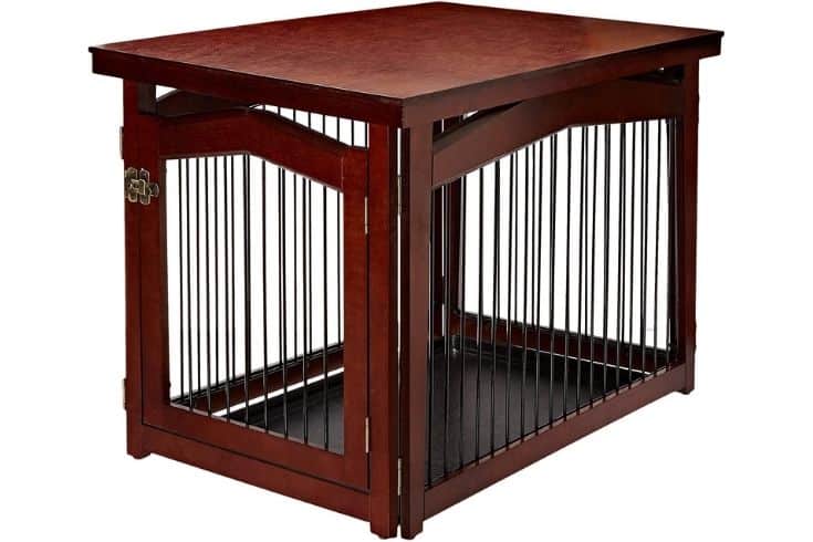 2. Merry Products 2 in 1 Configurable Single Door Furniture Style Dog Crate