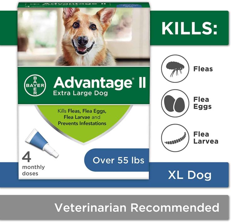 Advantage II Flea and Lice Treatment for Extra Large Dogs