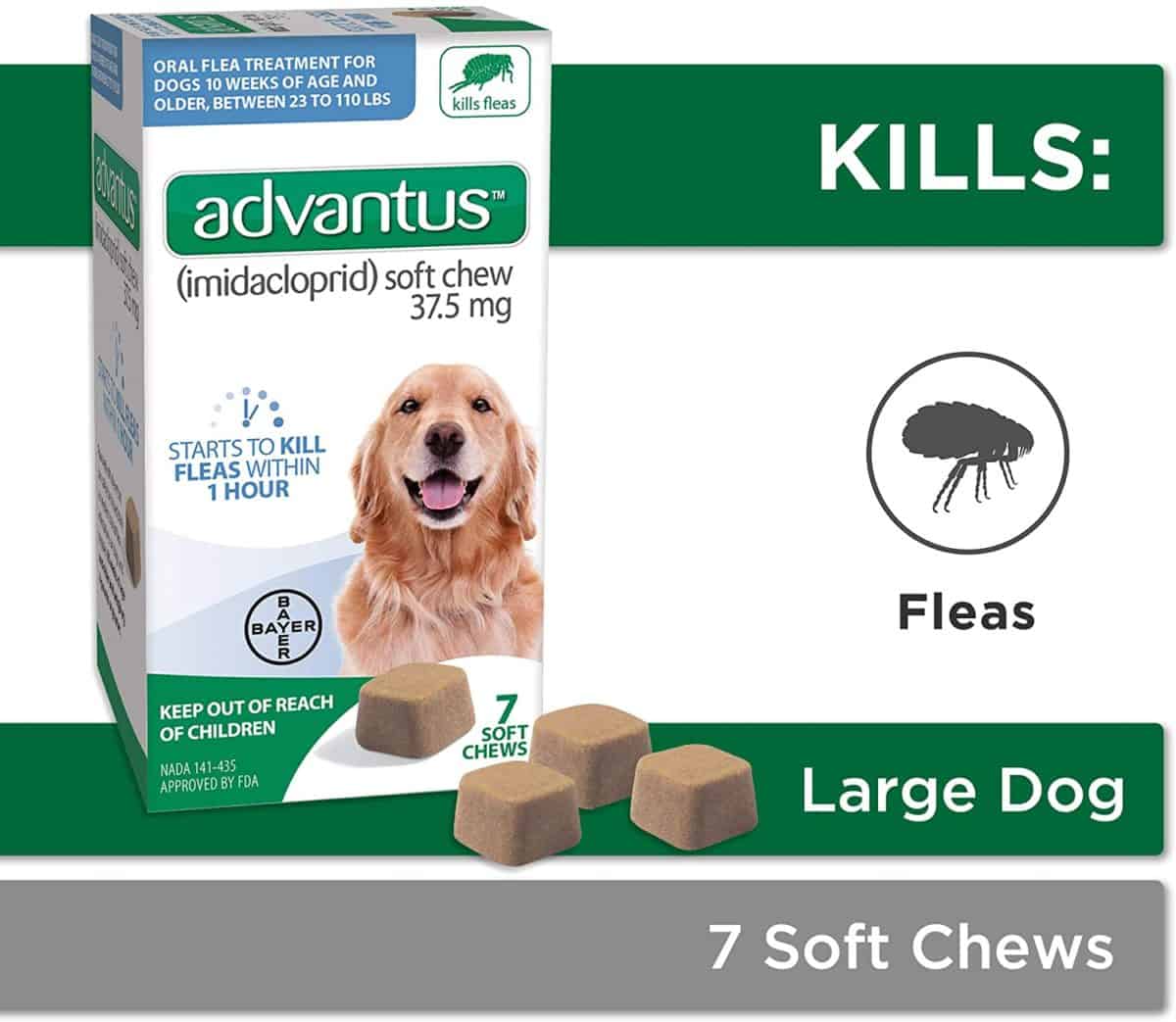Advantus (Imidacloprid) Flea Chews for Dogs