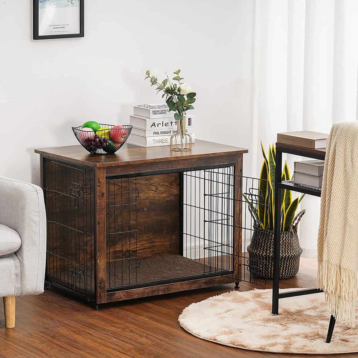 DWANTON Dog Crate Table Furniture