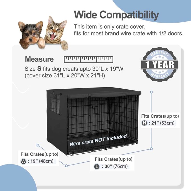Explore Land Dog Crate Cover Features e1639223771812