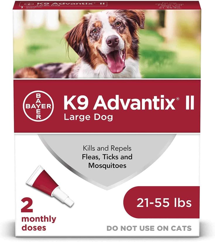 K9 Advantix II Flea and Tick Prevention for Large Dogs
