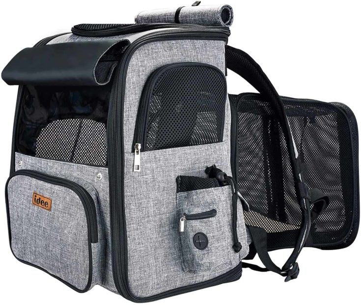 IDEE Expandable Pet Carrier backpack e1649749135150