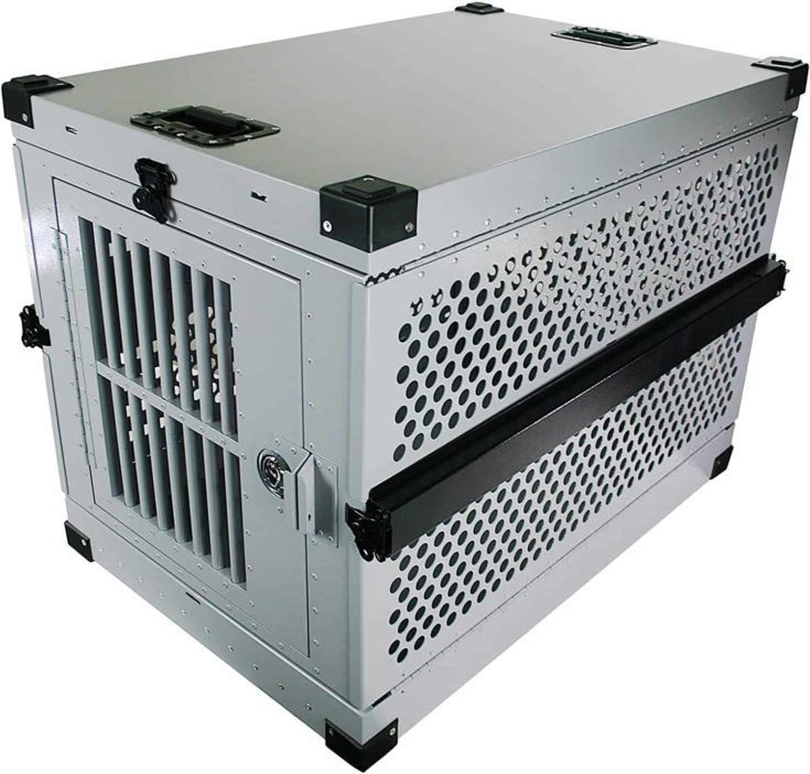 Impact Collapsible Durable Aluminum Dog Crate e1649995295699