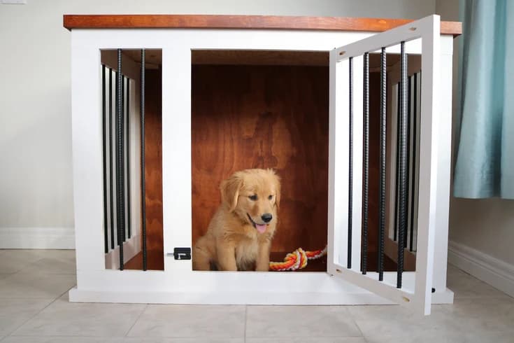 Large Dog Crate Plans Countertop Height