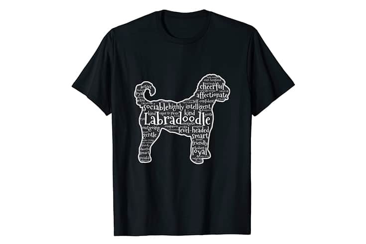 Labradoodle Black T Shirt