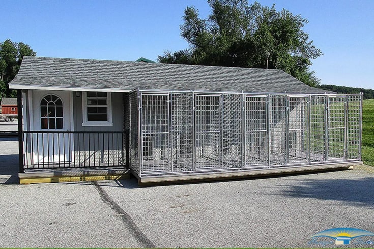 Commercial 5 Dog Stock Kennel