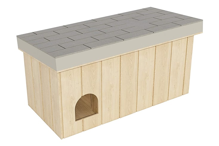 I.E. Medium sized Dog House Plans