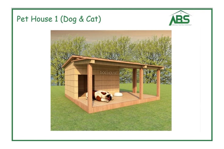 Large Dog Kennel With Porch