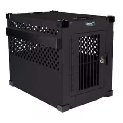 black Impact Stackable Stationary Dog Crate