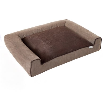 Frisco Herringbone Modern Couch Dog Bed