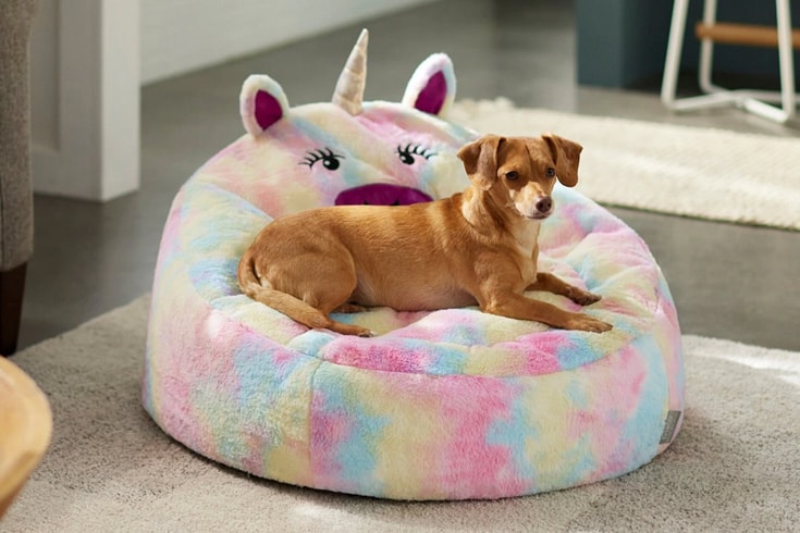 Frisco Unicorn Bean Bag Dog Cat Bed