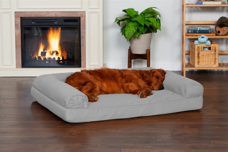 FurHaven Quilted Sofa Style Pet Bed 1