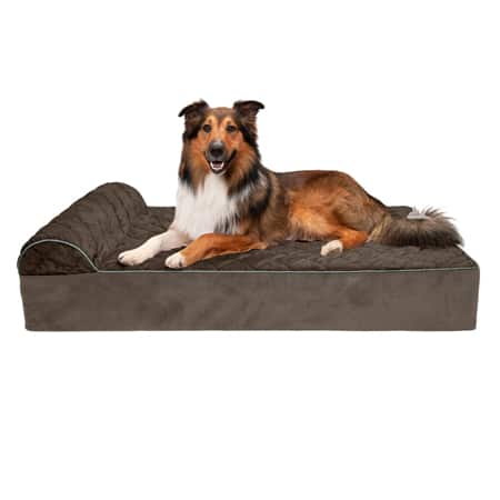 Furhaven Goliath Chaise Lounge Dog Bed