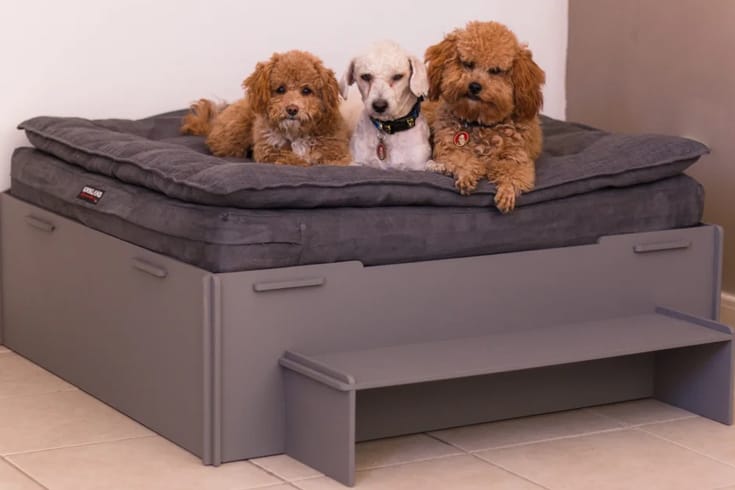 Grey DIY Dogs Bed