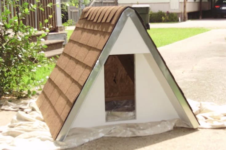 Insulated A Frame Dog House