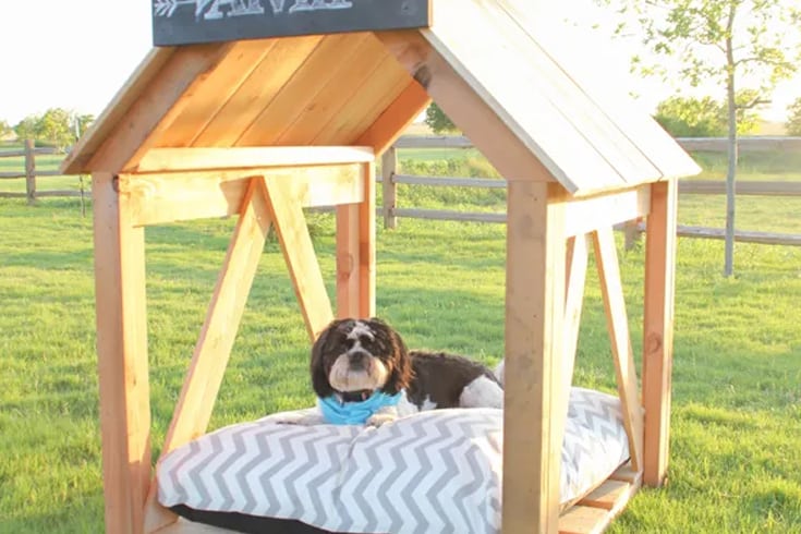 Open Sided Dog House