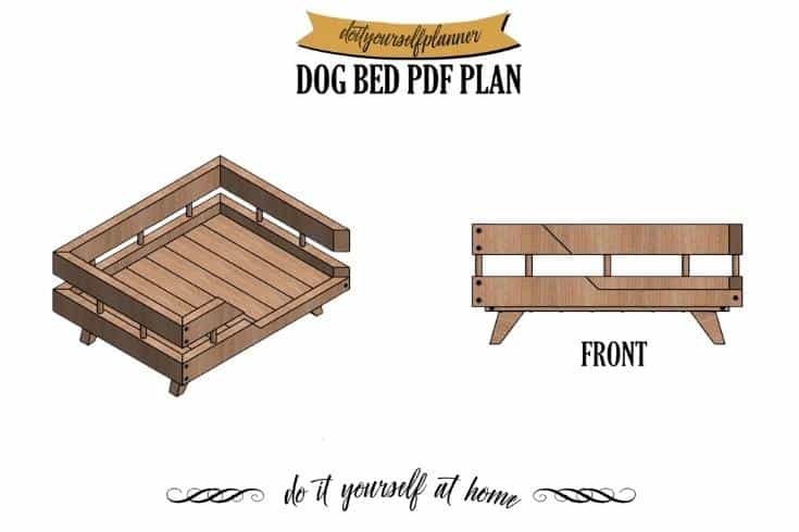 Modern Wooden Dog Bed Plan