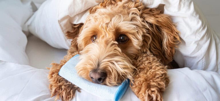 goldendoodle sick
